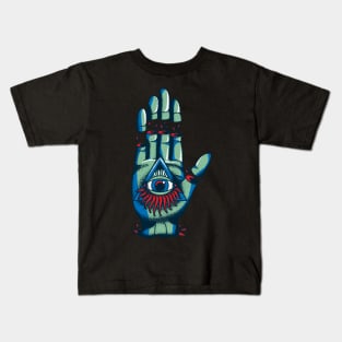 All-Seeing Eye Illuminati Hand Kids T-Shirt